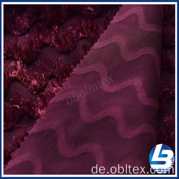 OBL20-C-006 100% Polyester Jacquard Chiffon für Kleid